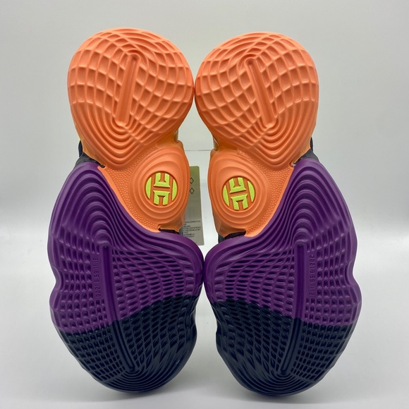 Adidas Harden Vol. 4 Core Black/Amber Men's Sz 8.5 - Picture 8 of 9